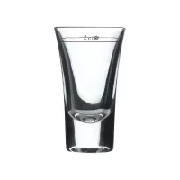 Pahar pentru coniac/de măsurare 3,4 cl, cu înscris roșu 2 cl Dublino Bormioli Rocco