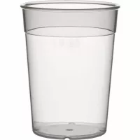 Creuzet din plastic pentru utilizări multiple Gastro marcat 0,25 l, culoare lăptoasă