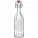 Sticlă pentru alcool 0,5 l cu închidere cu pârghie, 10 muchii