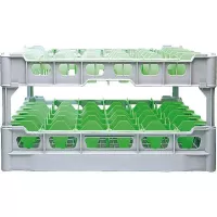 Coș pentru pahare pentru 36 bucăți 75x75 mm Např Ilios nr. 4 Kit Fries rack system