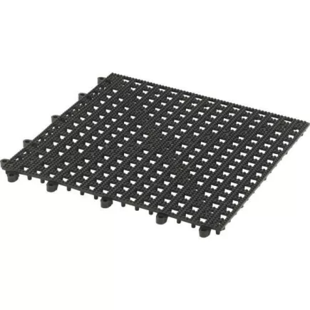 Covoraș pentru bar pentru pahare Paderno 30x30 cm, negru