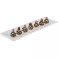 Tavă PG 2/4 melamină 530x162 pentru suport 227772466 albă APS