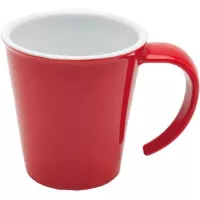 Cană pentru cafea, din plastic Ornamin 350 ml, roșie