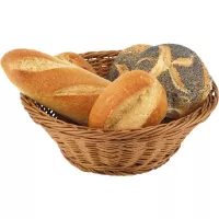 Coșuleț pentru patiserie, rotund APS 19 cm, maro