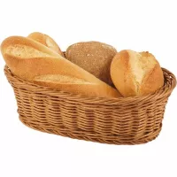 Coșuleț pentru patiserie, oval APS 27x18 cm, maro