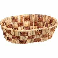 Coșuleț oval, zambilă de apă și pai Gastro 28x20 cm