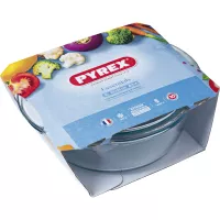 Tavă de opal cu capac Pyrex 21,5 cm
