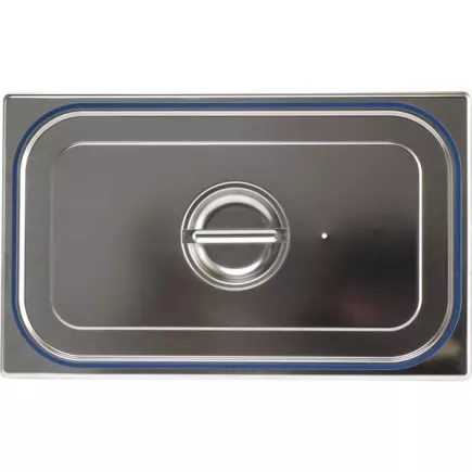 Capac pentru produsul pentru gastronomie GN 1/1 cu toartă, inox, garnituri din silicon Blanco