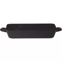 Tavă/Formă pentru copt 33x20 cm neagră Profi, smălțuită Riess