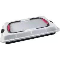 Tavă de copt cu capac de transport Zenker 29x42x8 cm