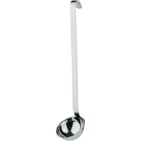 Polonic sosuri 42 cm, fără sudură, volum 0,15 l margine îndoită, inox APS
