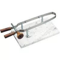Suport pentru șuncă, inox, pentru placă de marmură 24x44 cm Paderno