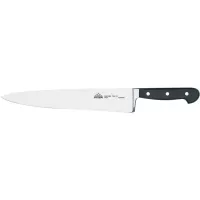 Cuțit de bucătărie mâner negru 30 cm lat, metalic Stubai