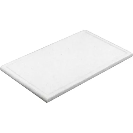 Fund pentru tăiere, din plastic 53x32, 5x2 cm PG 1/1, cu caneluri, alb