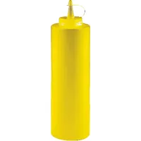 Sticlă de dozare cu stoarcere Paderno 360 ml, galbenă