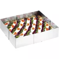 Cadru pentru copt, ajustabil Gefu 20x24 - 38x46 cm