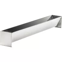 Formă pentru plăcintă sau tort inox Gastro 40x5 cm, în formă de V