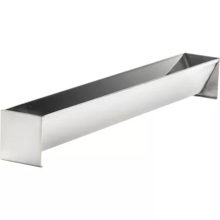 Formă pentru plăcintă sau tort inox Gastro 40x5 cm, în formă de V