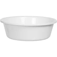 Castron plastic dur Gastro 7,5 l, alb