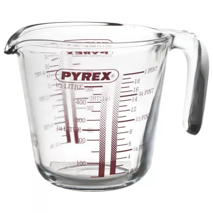 Recipient de măsurare din sticlă Pyrex 500 ml