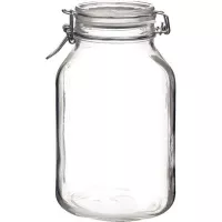 Borcan conserve Bormioli Rocco Fido 3 l cu închidere patentată cu pârghie