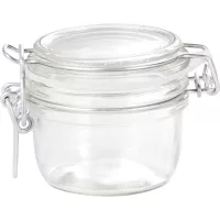 Borcan conserve Bormioli Rocco Fido 125 ml cu închidere patentată cu pârghie