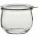 Borcan pentru conserve Weck 500 ml, formă de lalea, cu capac, garnitură și cleme, set de 4 bucăți