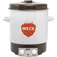 Oală electrică pentru bain-marie, cu ceas smalț/plastic 30 l Weck