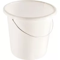 Găleată din plastic 5 l Gastro, albă