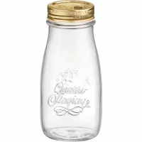 Borcan pentru conservare Bormioli Rocco Quattro Stagioni 400 ml, diametru capac 56 mm, auriu