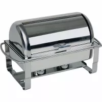 Chafing dish cu pastă inflamabilă PG 1/1 APS Caterer Pro 9 l, inox, capac rolltop