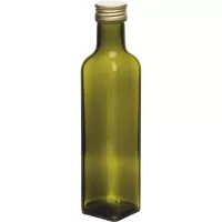 Sticlă pentru alcool Marasca 250 ml, cu capac cu filet, verde