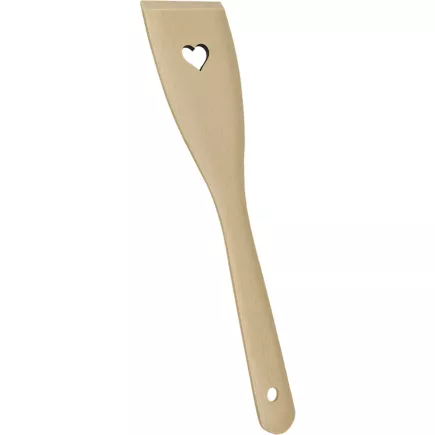 Spatulă de lemn Inimă 30 cm