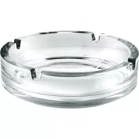 Scrumieră sticlă 15 cm, transparentă