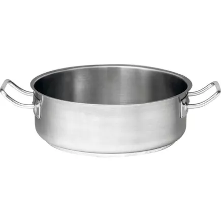 Oală inox ilios 36 cm, scundă
