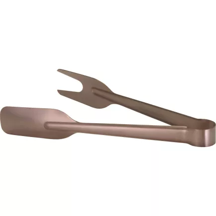 Clește servire inox 24 cm, arămiu