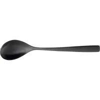 Linguriță cafea inox Barcelona 14 cm, neagră