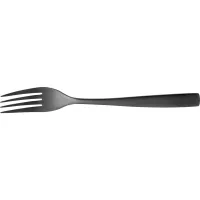 Furculiță desert inox Barcelona 18,5 cm, neagră