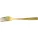 Furculiță desert inox Barcelona 18,5 cm, aurie