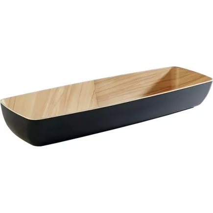 Castron melamină APS Frida 53x16,2 cm, PG 2/4, negru