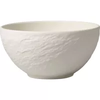 Castron porțelan Villeroy & Boch Manufacture Rock 600 ml, alb