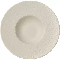 Farfurie adâncă Villeroy & Boch Manufacture Rock 29 cm, albă