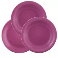 Set farfurii 12-piese Lilien Daisy, violet