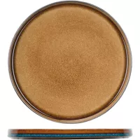 Farfurie plată Cosy & Trendy Quintana 27,5 cm, maro