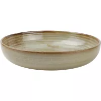 Farfurie adâncă F2D Escura 22 cm maro/verde