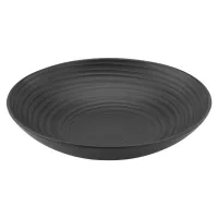Farfurie adânca Lava Stone 22 cm neagră