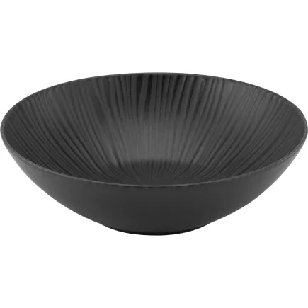 Bol Vesuvio Black 24 cm, negru