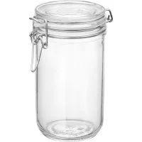 Borcan Bormioli Rocco Fido 750 ml capac curbat patentat, drept