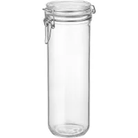 Borcan pentru conserve  Bormioli Rocco Fido 1,46 l capac cu arc curbat patentat, drept