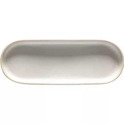 Farfurie de servire Costa Nova Notos 25,3 cm,  culoarea nisipoasă, ovală